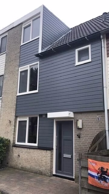 Gevelbekleding antraciet
